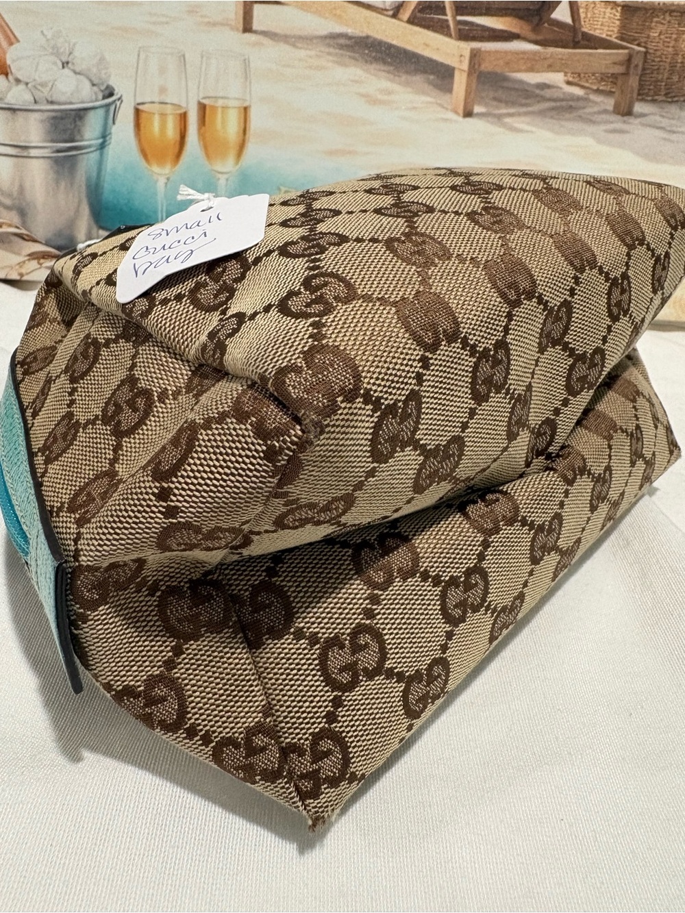 Authentic Gucci GG Canvas Mini Dome Handbag with Certificate - Picture 8 of 13